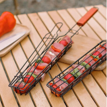BBQ Meat and Vegetable Grilling Basket